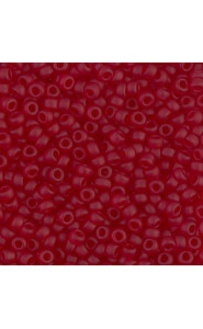 Miyuki rocailles Perlen 8/0 - Transparant matte ruby 8-141F